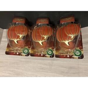 Air Wick Limited Edition Pumpkin Warmer With Removeable Decor Clip Lot of 3